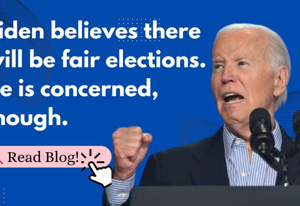 President Joe Biden expresses confidence in the fair election of the upcoming 2024, while voicing concerns about the potential challenges to a peaceful transition of power. He highlights the importance of safeguarding democratic processes and ensuring the legitimacy of the election results amidst rising political tensions.